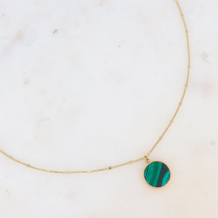 Collier Maxine - pierre naturelle ronde