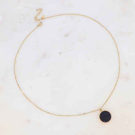Collier Maxine - pierre naturelle ronde