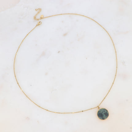Collier Maxine - pierre naturelle ronde