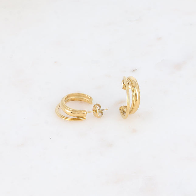 Creole earrings - 2 rings