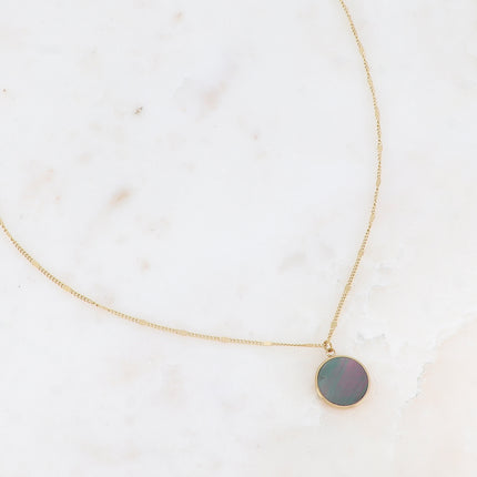 Collier Maxine - pierre naturelle ronde