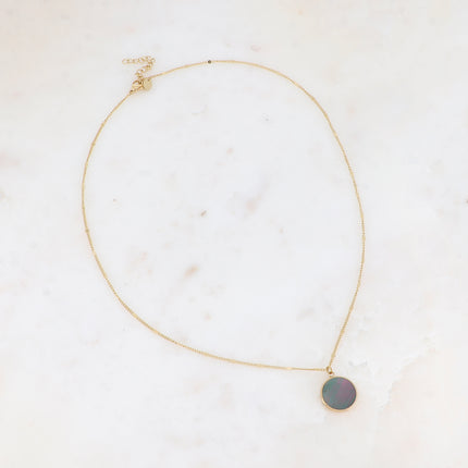 Collier Maxine - pierre naturelle ronde
