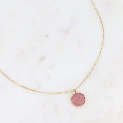 Collier Maxine - pierre naturelle ronde
