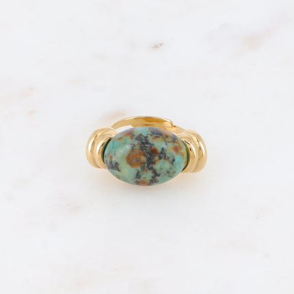 Bague Claryssia - pierre naturelle ovale