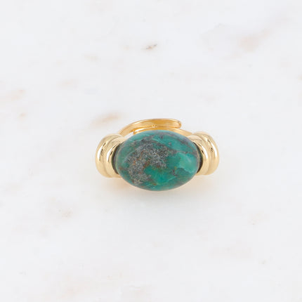 Bague Claryssia - pierre naturelle ovale
