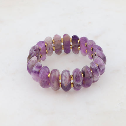 Bracelet élastique - pierres naturelles