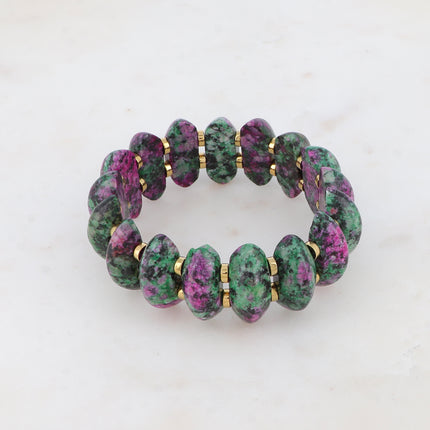 Bracelet élastique - pierres naturelles