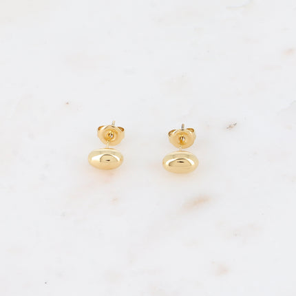 Boucles puces - petite pièce ovale