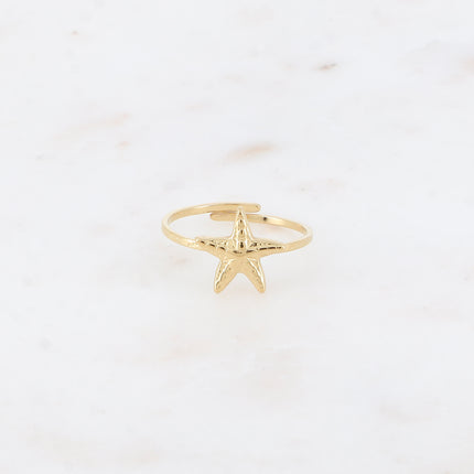 Bague - grande étoile de mer 12mm