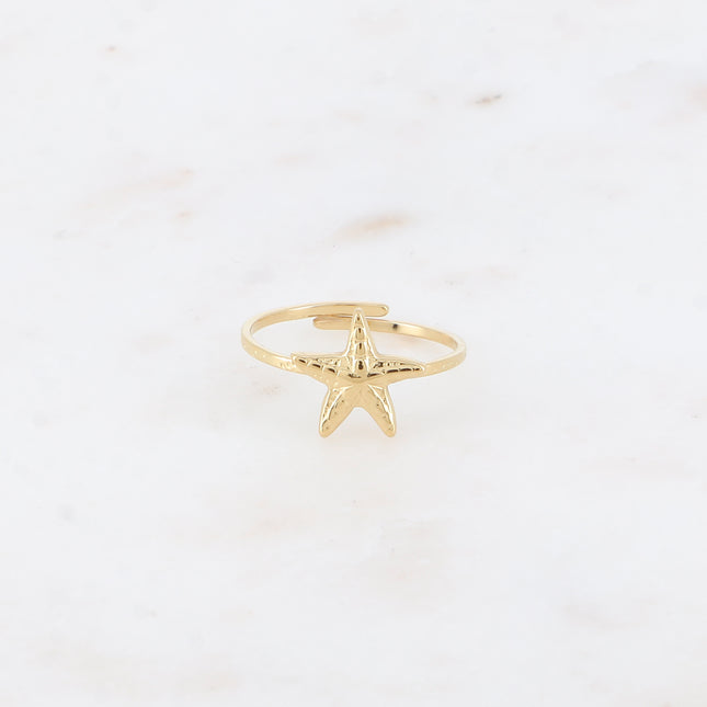 Bague - grande étoile de mer 12mm