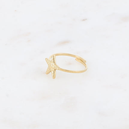Bague - grande étoile de mer 12mm
