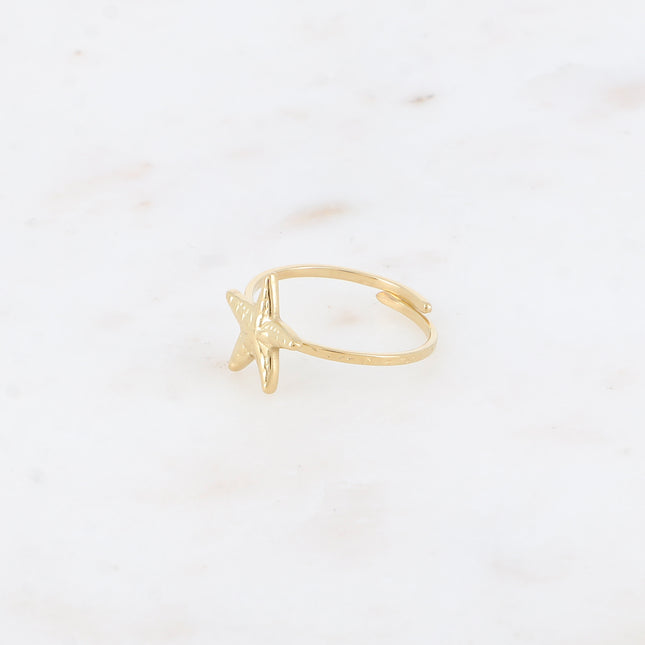 Bague - grande étoile de mer 12mm