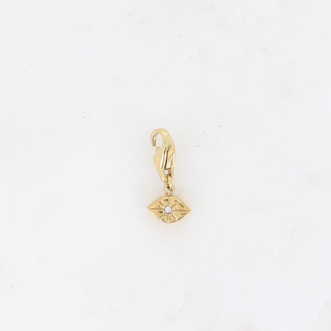 Charm - oeil et oxyde de zirconium