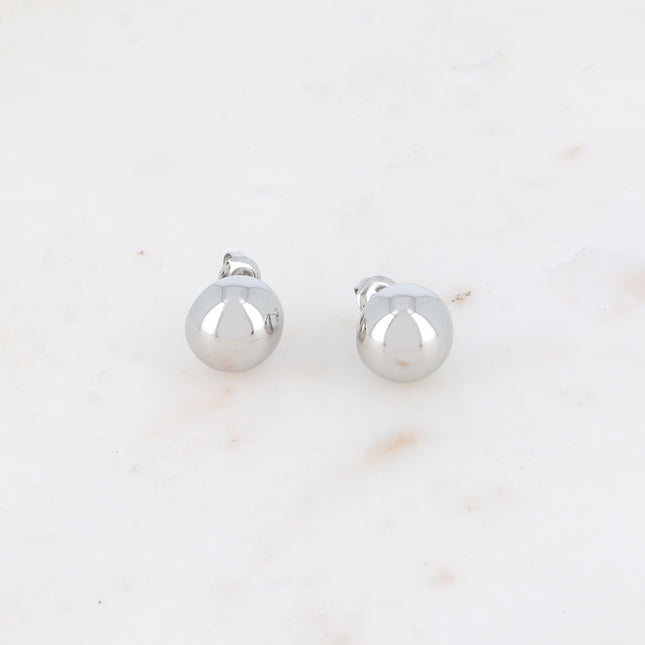 Boucles puces - boule creuse, effet miroir