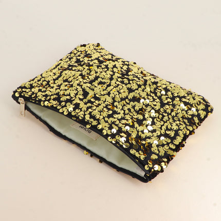 Pochette / Trousse - grandes paillettes rondes 20 x 14 cm