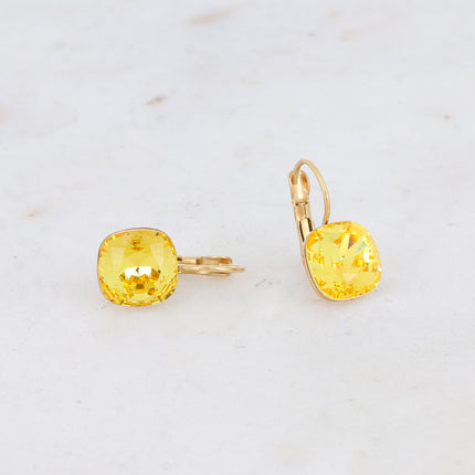 Boucles Béa - cristaux Swarovski® 4470 10mm