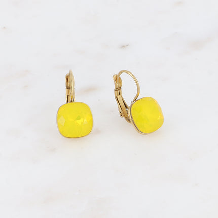 Boucles Béa - cristaux Swarovski® 4470 10mm