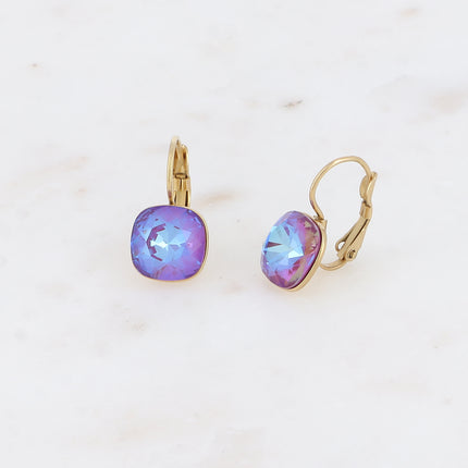 Boucles Béa - cristaux Swarovski® 4470 10mm