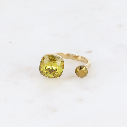 Bague Beata - ornée de 2 cristaux Swarovski®