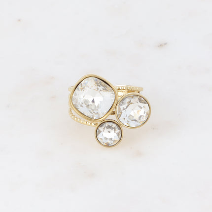 Bague Trilogie - cristaux Swarovski®