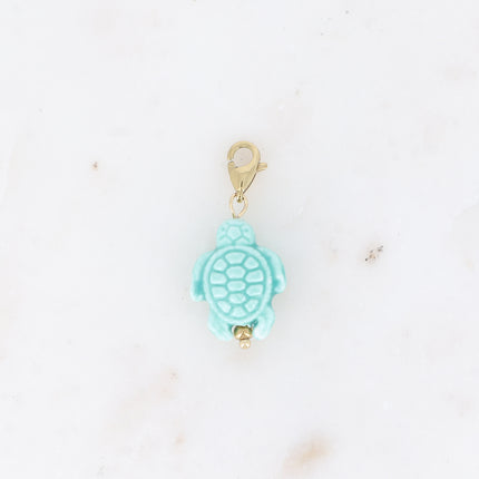 Charm Séraphia - tortue en céramique et en émail