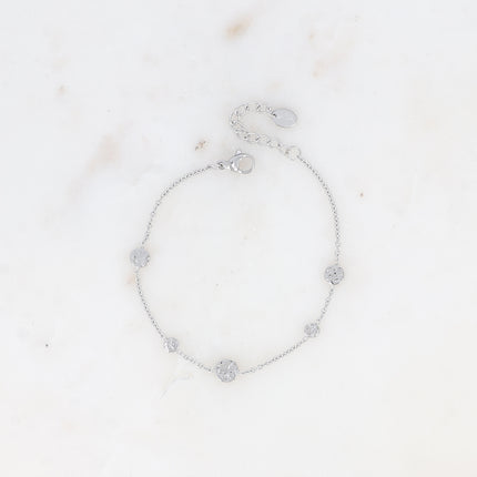 Bracelet Ingrid - pastilles ronds martelés