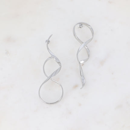 Boucles puces - lignes ondulées