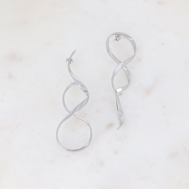 Boucles puces - lignes ondulées