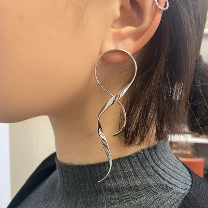 Boucles puces - lignes ondulées