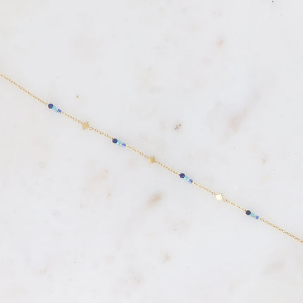 Bracelet Siby - étoiles du Nord et perles rocailles