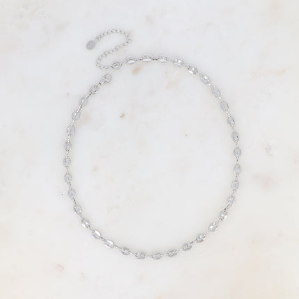 Collier - maille type grain de café