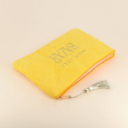 Pouch - my lovely BAZAAR - corduroy - 20 x 14 cm
