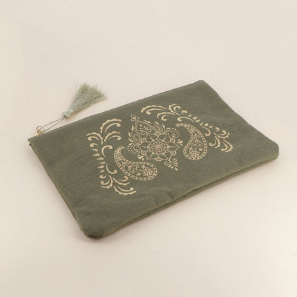 Cotton pouch - mandalas - 20 x 14 cm