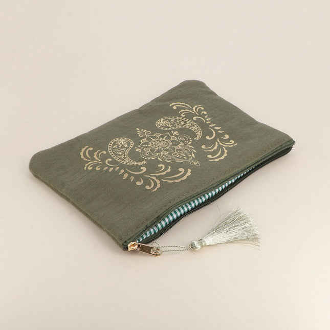 Trousse en coton - mandalas - 20 x 14 cm