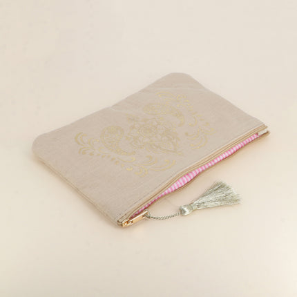 Cotton pouch - mandalas - 20 x 14 cm