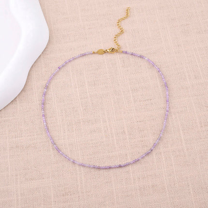 Collier - ras de cou, pierres naturelles