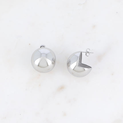 Boucles puces - boule creuse 20mm