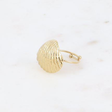 Bague Christine - coquillage texturé