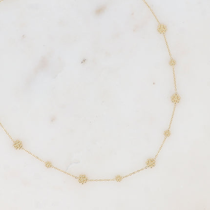 Collier - petites fleurs