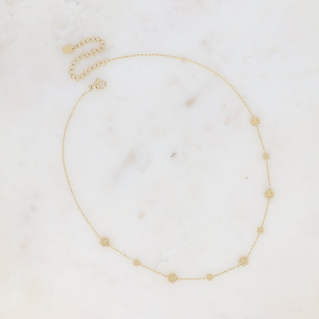 Collier - petites fleurs