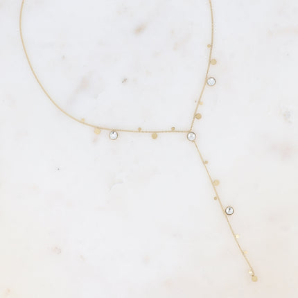 Collier Khalissa Y - cristaux Swarovski® PP20