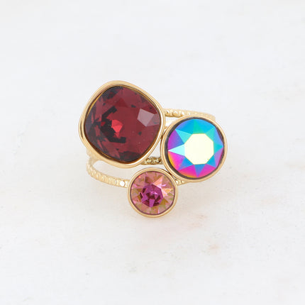Bague Trilogie - cristaux Swarovski®