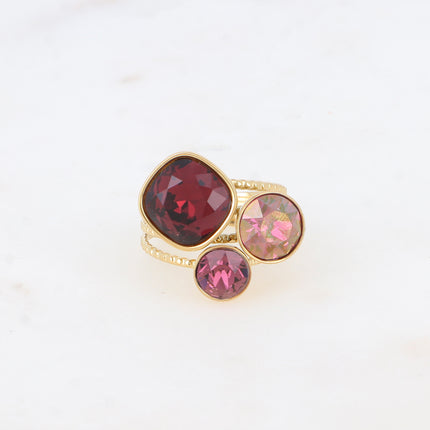Bague Trilogie - cristaux Swarovski®