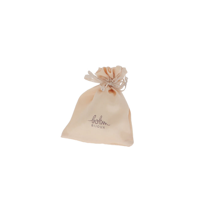 Pochon Bohm en satin beige Taille S