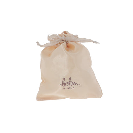 Pochon Bohm en satin beige Taille L
