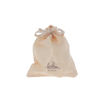 Pochon Bohm en satin beige Taille L