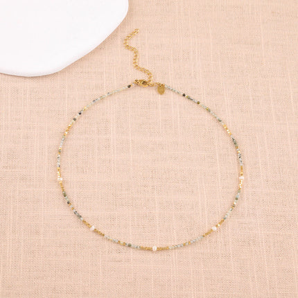 Collier Bracéline - pierres naturelles