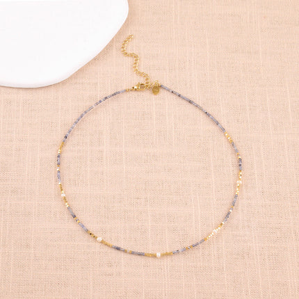 Collier Bracéline - pierres naturelles