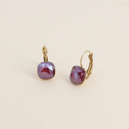 Boucles Béa - cristaux Swarovski® 4470 10mm