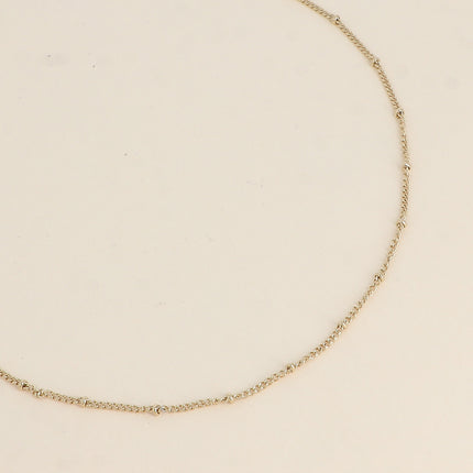 Collier - chaîne à boules 38+5CM